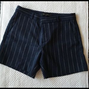 Banana republic shorts navy blue/white pinstripes